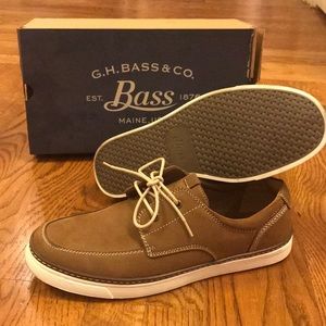 bass mens slip on shoes